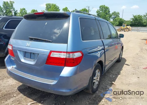2006 Honda Odyssey Ex-L из США, поврежденный, VIN 5FNRL38656B003267